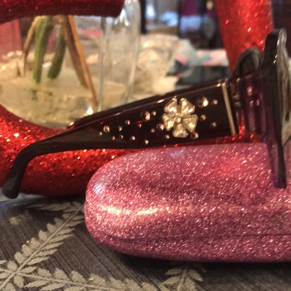 Crystal Solvari Polarized Sunglasses Swarovski Crystals - Picture 2 of 7